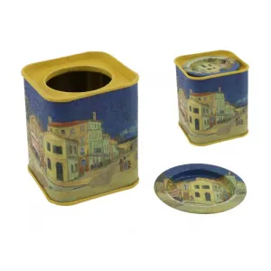 Puszka Carmani 5x6.5cm V. van Gogh, Dom Vincenta w Arles